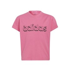 ADIDAS Girl's Pink Graphic Tee RRP £20