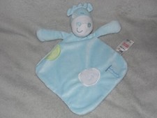 Tesco Geoffrey Giraffe comforter soft toy F&F blue blankie