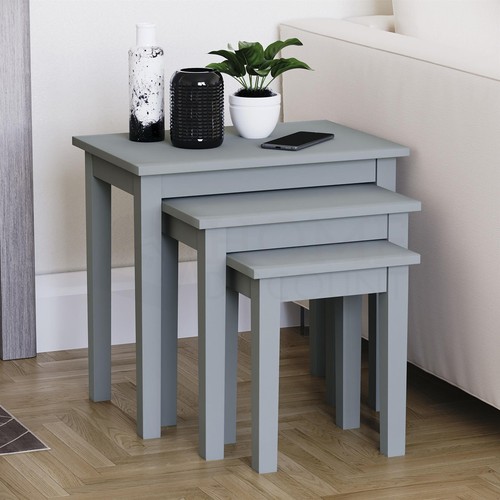 Wooden nest tables piece - of, 3