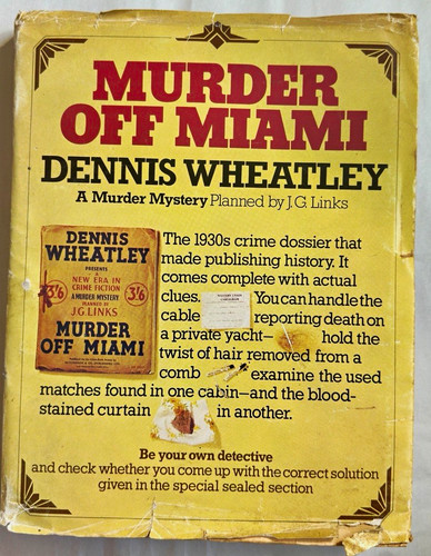 Dennis wheatley crime - wheatley, dossier