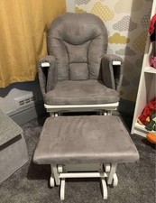 Obaby Reclining Glider Nursing Chair and Foot Stool