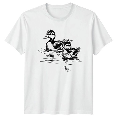 Duck and duckling animals - and,