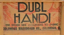 Vintage Dubl Handi Wash Board