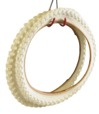 Pair (2) 16 X 1.75 Tyres All White  Comp 3 Mini Bmx Kids Bike Comp Iii Tread Nos