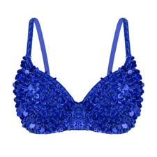  Women's Sequin Bra Sparkle