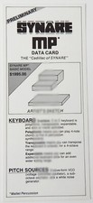 SYNARE 1981 MP BROCHURE Star