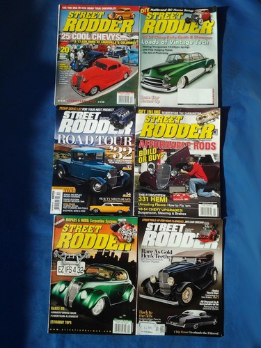 Street rodder magazines six - street, magazines: