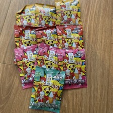 Fast food Mini Figures Mystery Bags Set X10 (Random Color Bags)