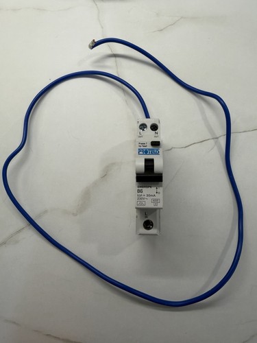 Proteus rcbo type 30ma - 6a,