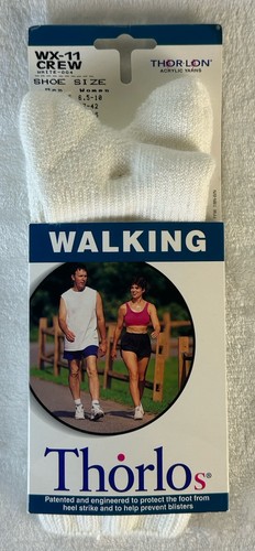 Nwt thorlos walking white - nwt, crew