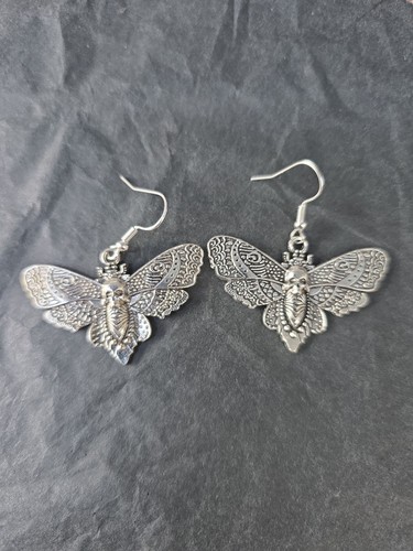 Death head moth - death, earrings