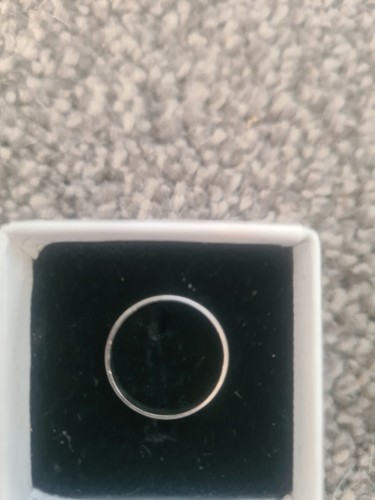 Platinum ladies wedding ring - platinum,