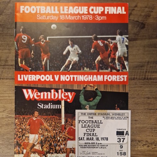 1978 league cup - cup, final