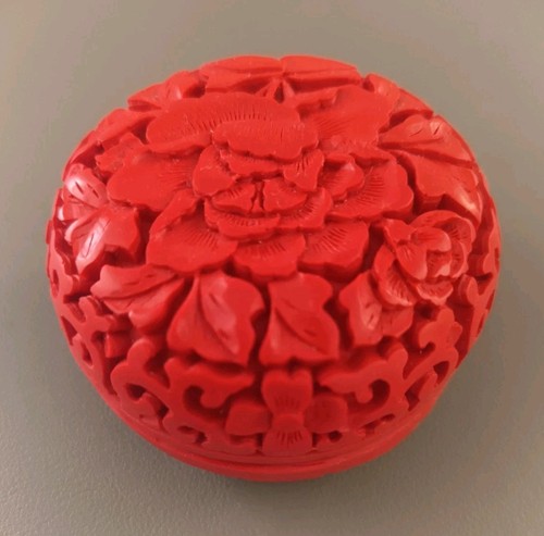 Vintage chinese cinnabar style - cinnabar,