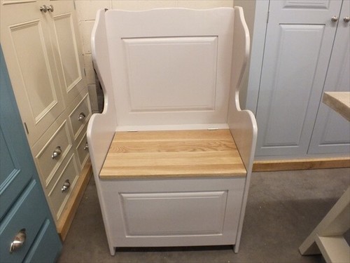 2ft painted monks bench oak - 2ft,