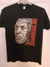 Uneek Mike Tyson Black T-shirt Boxing Legend Iron Mike Size Small VGC