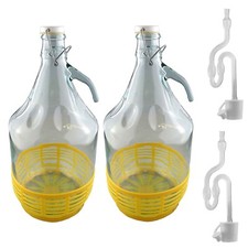 5L glass demjohns/carboys WITH