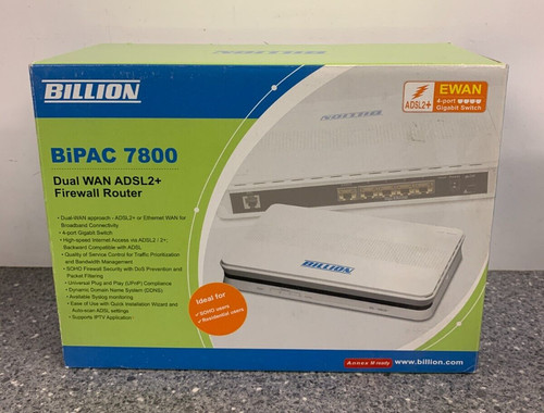 Billion bipac 7800n - billion,