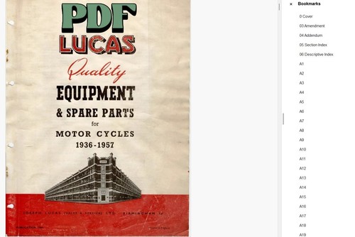 Lucas master equipment spare - &,
