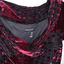 BNWOT Halston Black Cherry Red