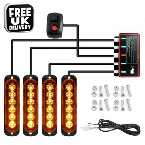 4pcs safety led - 4pcs, strobe