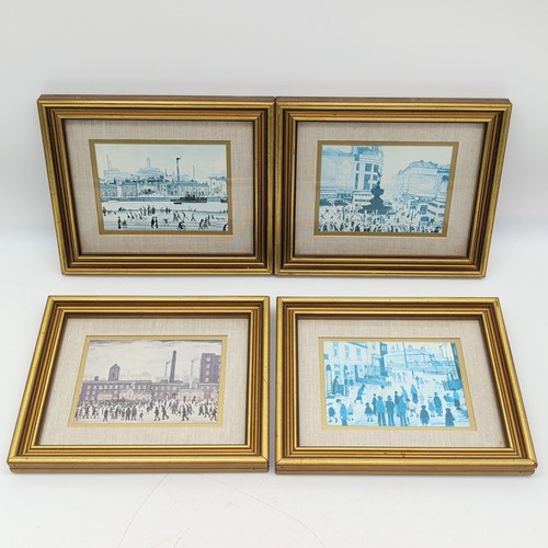 Lowry prints x4 gold - l,