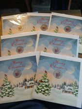 2023 JERSEY FATHER CHRISTMAS COLOURED 50p IN CHRISTMAS CARD 7 AVAILABLE