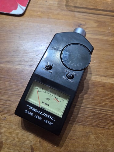 Realistic sound level meter - realistic,