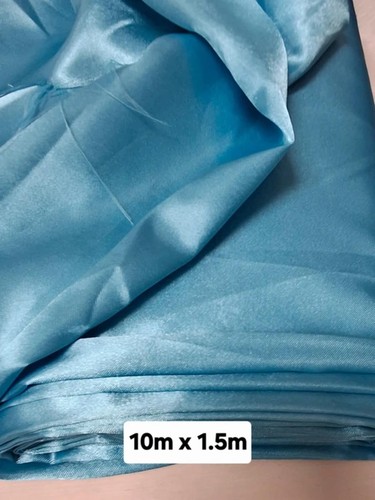 10m turquoise satin - 10m,