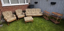 ERCOL JUBILEE 3Piece Suite,FootStool,Mini Giraffe,Serving Trolley