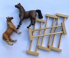 2 Papo Horses Action Figures & Jumps