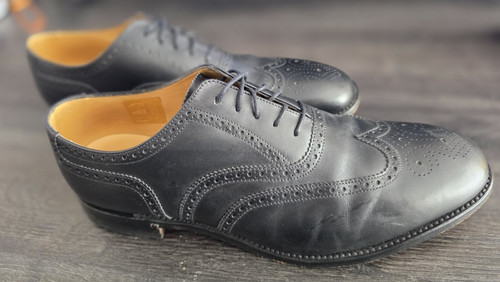 Loake severn black - black, brogue
