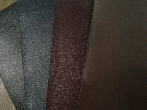 Bonded leather book binding