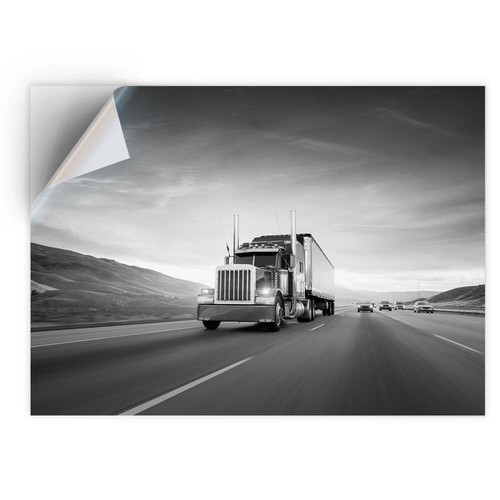 Vinyl sticker bw - -,