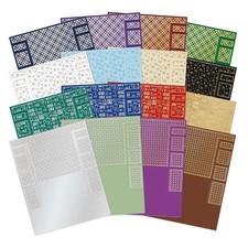 FESTIVE FOILED STEPPER CHRISTMAS CARDS SPECIALLY FOR SQUARE POCKET PADS