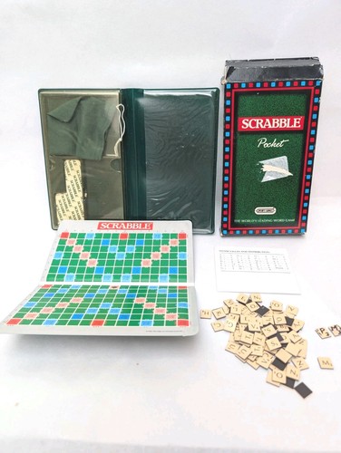 Vintage pocket travel scrabble - pocket,