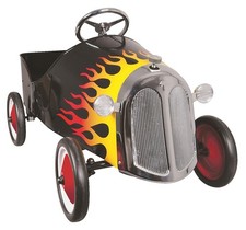 Pedal Car Black Hot Rod Rat