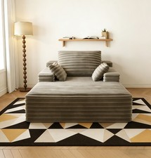 62"Camel Chaise Lounge Chair