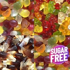 Sugar Free Jellies Gum Sweets Gummy Diabetic Pick n Mix Retro Fat Free Gift Bags