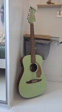 Fender Malibu Player Electro Acoustic Guitar Aqua Splash Green
