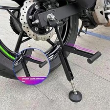 Motorcycle Wheel Support Side Stand Paddock Motorbike Kickstand Lift Trail Jack