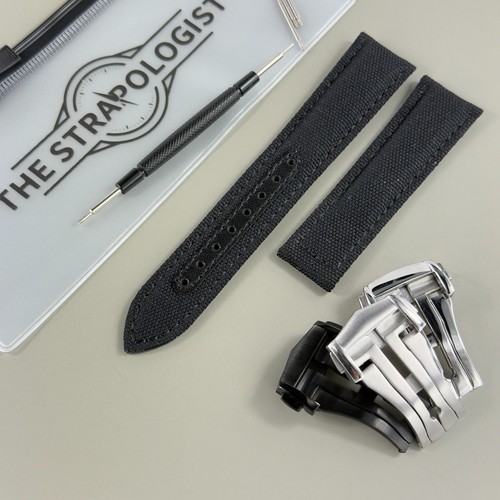 Black nylon watch - black,