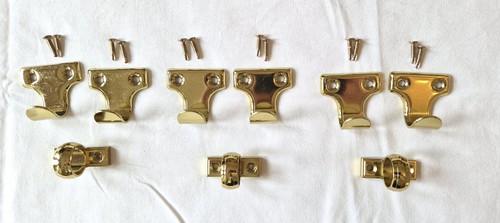 Job lot brass sash - sash, window