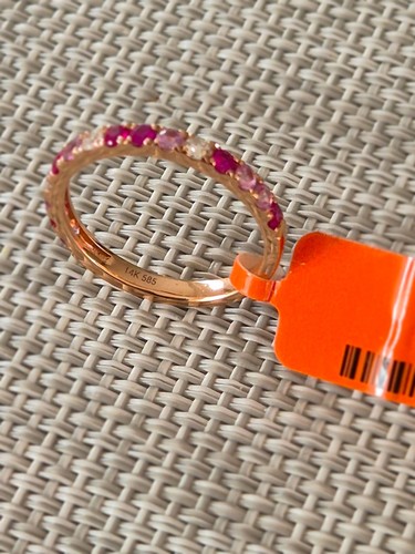14k rose gold ruby pink - 14k,