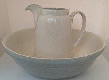 Denby JUICE Apple/Cream Large 30cm Serving Bowl & Large 2PT Jug