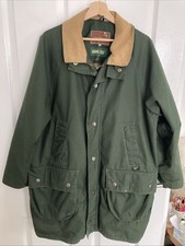 Mens Green John Partridge Gore Tex Country Shooting Jacket Size M