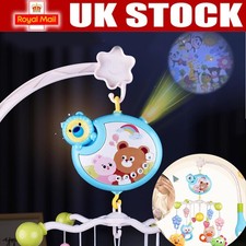 Baby Musical Crib Bed Bell Cot
