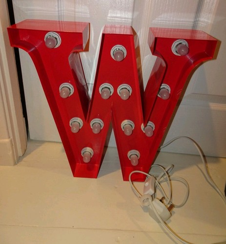 Large metal carnival light - large, up