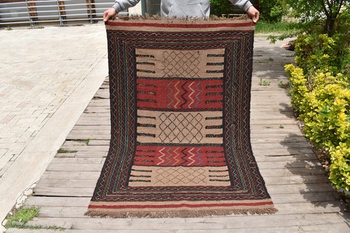 Turkish rug 3x5 handwoven east - handwoven,