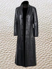 Leather Trench Coat Long Coat